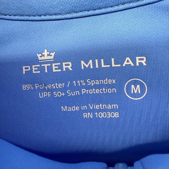 Peter Millar Masters Tournament Women Blue Full Zip Performance Jacket Medium - Picture 5 of 6